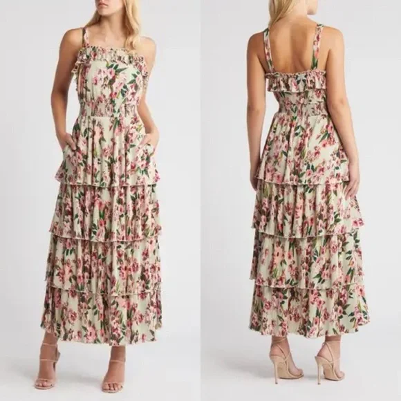 sachin and babi light blue dress Chelsea28 | Dresses | Chelsea28 Floral Pleated Green Maxi Dress Size Medium